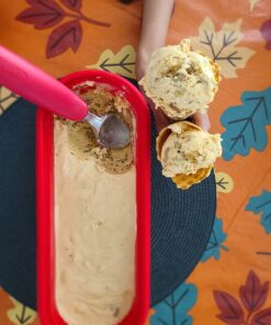 SUMO Ice Cream Containers with Lids for Homemade Ice Cream - Set of 2 Tubs - 1.5 Quart or 3 Pints per Container, Reusable Ice Cream Containers for Freezer Storage, Purple 2 Containers (1.5 Quart Each) 30 71clYXCs57L