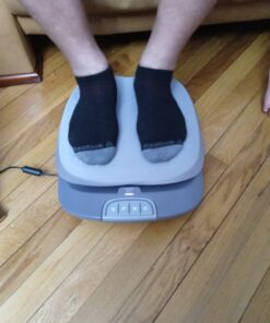 Snailax Vibration Foot Massager with Heat,Remote Control,Adjustable Vibration Speed Electric Massager Machine for Circulation,Plantar Fasciitis, Pain Relief Grey 31 71claA1jlL