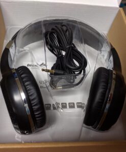 Bluedio V5.0 Bluetooth Headphones Over Ear, Wireless Bluetooth On-Ear Stereo Earphones Noise Cancelling, Soft Memory-Protein Earmuffs, w/Mic (Black) Black 60 71cm8hrkqpL