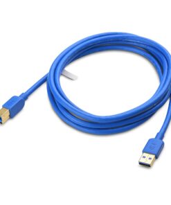 Cable Matters USB 3.0 Cable (USB 3 Cable, USB 3.0 A to B Cable) in Blue 6 ft 6 Feet 1 11 71cmenYI1EL