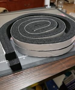 MAGZO Adhesive Foam Weather Stripping 1 Inch W X 1 Inch T, Thick Window Air Conditioner Sealer Open Cell High Resilience, Total Length 13 Feet (6.5ft x 2 Rolls) 1in x 1in x 13FT 25 71cml6UdLQL