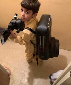 Ghostbuster Deluxe Child's Costume with Blow Up Proton Pack, Medium 30 71cn1SWK0OL