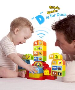 Alternative view of WEofferwhatYOUwant Talking ABC Blocks Alphabet Learning - Plastic Blocks with Audio for 18 Months and Up
