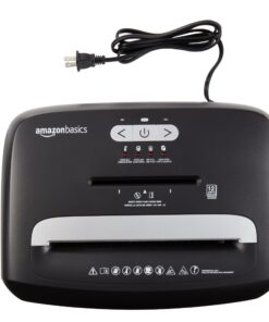 Amazon Basics 12 Sheet (new model) Micro Cut Paper and Credit Card CD Shredder With 6 Gallon Bin, Black 12 Sheet (new model) 28 71coH4RnjuL