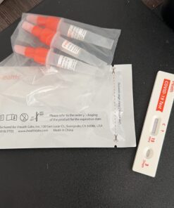 iHealth COVID-19 Antigen Rapid Test, 1 Pack, 5 Tests Total, FDA EUA Authorized OTC at-Home Self Test, Results in 15 Minutes with Non-invasive Nasal Swab, Easy to Use & No Discomfort 33 71coZQFrTWL