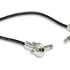 Hosa IRG-101 Low-Profile Right Angle Guitar Patch Cable, 1 Feet Black Black 12 Inch 40 71cosY51fML
