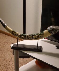 Furniture Creations Ivory Lucky Elephants Tusk Sculpture African Art Decor, No Size 22 71coxLH1uDL
