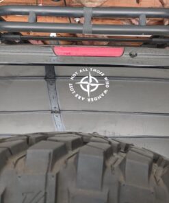 LOTR Not All Those Who Wander are Lost Sticker Decal Notebook Car Laptop 5" x 5" (White) 23 71cp7diPhBL