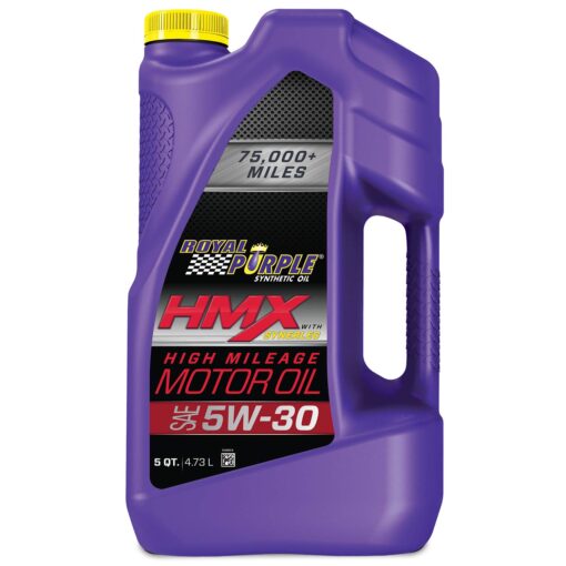 Royal Purple 11748 HMX SAE 5W-30 High-Mileage Synthetic Motor Oil - 5 Quart 5 Quart, (Single Unit)