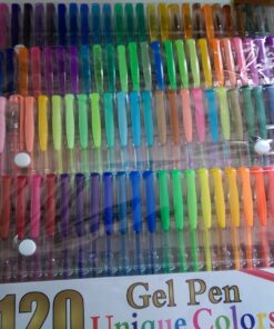 Shuttle Art 120 Unique Colors (No Duplicates) Gel Pens Gel Pen Set for Adult Coloring Books Art Markers 37 71cpEBlBbtL