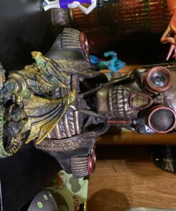 PTC 3.5 Inch Steampunk Sitting Winged Dragon Resin Statue Figurine 11 71cqbwSF9SL