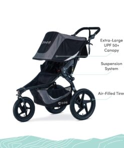 BOB Gear Revolution Flex 3.0 Jogging Stroller, Graphite Black Single 24 71cqwZEtgHL