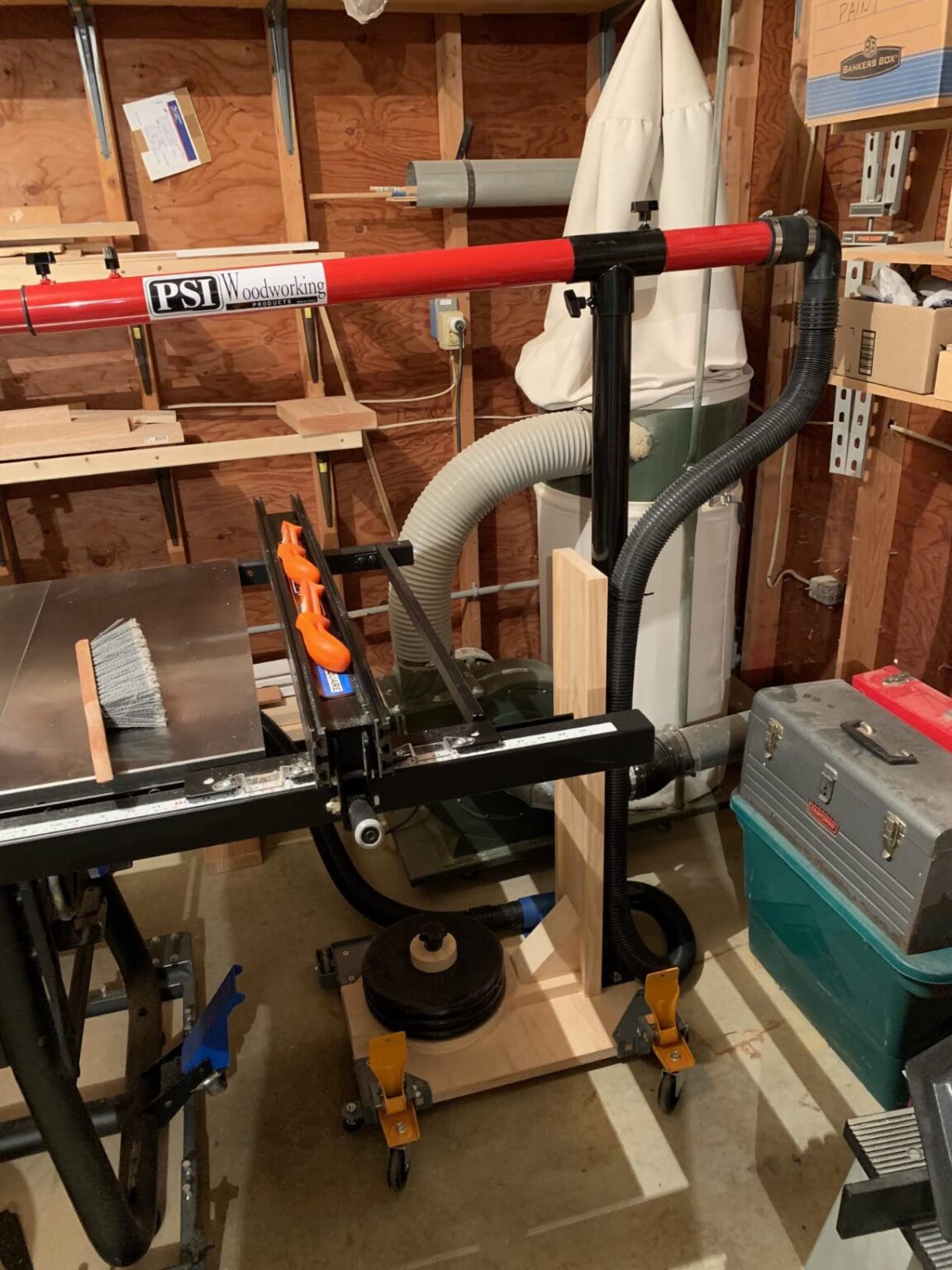 PSI Woodworking TSGUARD Table Saw Dust Collection Guard Swiftsly