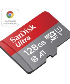 SanDisk 128GB Ultra MicroSDXC UHS-I Memory Card with Adapter - 100MB/s, C10, U1, Full HD, A1, Micro SD Card - SDSQUAR-128G-GN6MA 24 71cs unZZqL