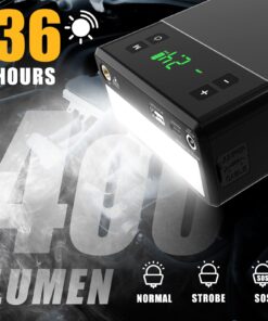 VTOMAN X1 Jump Starter with Air Compressor, 2500A Portable Battery Booster(Up to 8.5L Gas/6L Diesel Engines) with 150PSI Digital Auto Tire Inflator, 12V Car Lithium Battery Jump Box Pack Power Charger Gray 28 71cu2eE87fL