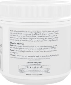 Organic Coconut Oil - Unrefined and Cold-Pressed, Natural Hair Oil, Skin Oil and Cooking Oil with Fresh Flavor, Non-GMO Extra Virgin Coconut Oil (Aceite de Coco), USDA Organic, 32 oz 32 Fl Oz (Pack of 1) 32 71cu9NdEkmL