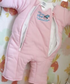 Baby Merlin's Magic Sleepsuit - 100% Cotton Baby Transition Swaddle - Baby Sleep Suit 6-9 Months Pink 26 71cu9l xKzL