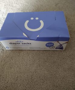 Ubbi Disposable Diaper Sacks, Lavender Scented, Easy-To-Tie Tabs, Diaper Disposal or Pet Waste Bags, 200 Count 48 71cuOONFWL