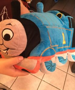 Jay Franco Thomas & Friends Plush Stuffed Toddler Pillow Buddy-Kids Super Soft Polyester Microfiber, 15 inch (Official Mattel Product), Thomas 43 71cuaItG77L