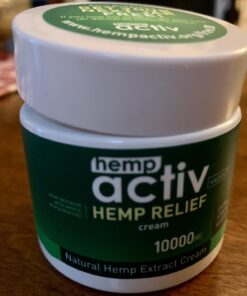 HEMPACTIV Joint & Muscle Relief Cream, Infused with Hemp, Menthol, MSM & Arnica, Soothe Discomfort in Your Back, Muscles, Joints, Neck, Shoulder, Knee, Nerves - 2 Fl Oz 2 Fl Oz (Pack of 1) 23 71cuz18bFsL