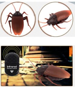 Giveme5 Infrared Remote Control Mock Big Fake Cockroach RC Toy Prank Insects Joke Scary Trick Bugs for Party 17 71cwJQLBdaL