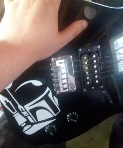 Boba Fett Helmet Sticker Decal Notebook Car Laptop 4" x 5" (White) 13 71cwoXXWcaL