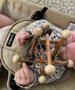 Manhattan Toy Artful Skwish Wooden Baby Rattle and Motor Skill Activity Toy for Infants and Toddlers 23 71cwpv9dzsL