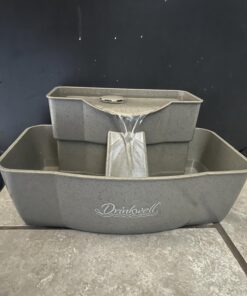 PetSafe Multi-Tier Fountain – Large Waterer Great for Cats and Dogs – 2 Heights to Drink From – Great for Senior Pets – 100 Oz Capacity – Fresh, Filtered Water 33 71cxsSnU83L