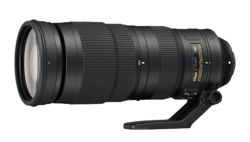 Nikon AF-S FX NIKKOR 200-500mm f/5.6E ED Vibration Reduction Zoom Lens with Auto Focus for Nikon DSLR Cameras Lens Only