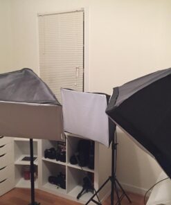 Fancierstudio Lighting Kit 2400 Watt Professional Video Lighting Kit with Three Softbox Lights, Boom Arm Hairlight Softbox, Lighting Kit for Studio Photography and Continuous Lighting (9004SB2) 22 71cxzV0pML 1