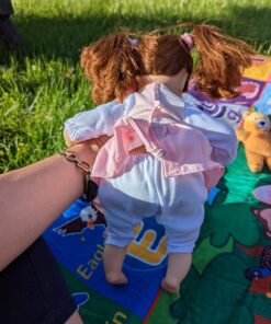 Melissa & Doug Mine to Love Brianna 12-Inch Soft Body Baby Doll With Hair and Outfit - First Baby Doll For Toy For Kids 18 Months And Up English Only Standard Packaging 34 71cy8Cn1hnL