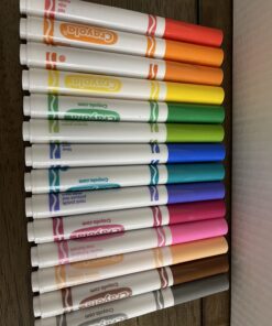 Crayola Broad Line Markers Classpack (256 Ct), Bulk School Supplies For Teachers, Kids Markers For School, Classroom Supplies 17 71cygIeXJ2L