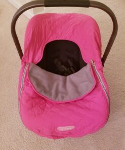 JJ Cole Car Seat Cover, Bright Pink Sassy Wave Sassy Bright Pink Wave 10 71czS8p5x4L