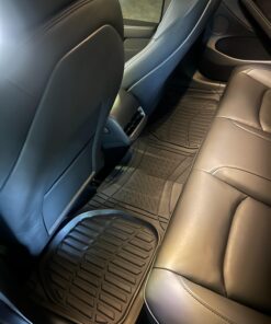 Motor Trend FlexTough Floor Mats for Cars, Black Deep Dish All-Weather Mats, Waterproof Trim-To Fit Automotive Floor Mats for Cars Trucks SUV, Universal Floor Liner Car Accessories Full Set 40 71czd0fj3FL