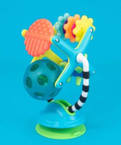 Sassy Teethe & Twirl Sensation Station 2-in-1 Suction Cup High Chair Toy | Developmental Tray Toy for Early Learning | for Ages 6 Months and Up 22 71czyFY3ywL