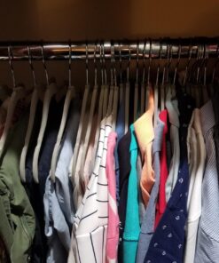 Amazon Basics Kids Velvet, Non-Slip 11.6" Clothes Hangers, Pack of 30, Gray Baby Size 11.6" 30-Pack 35 71d1DA304cL