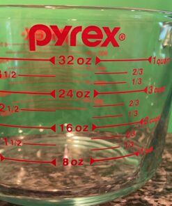 Pyrex 3 Piece Glass Measuring Cup Set, Includes 1-Cup, 2-Cup, and 4-Cup Tempered Glass Liquid Measuring Cups, Dishwasher, Freezer, Microwave, and Preheated Oven Safe, Essential Kitchen Tools 25 71d1Upq3bvL