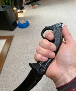 Snake Eye Tactical Everyday Carry Spring Assist Style Folding Pocket Knife EDC (Black) Black 33 71d1mdQMySL