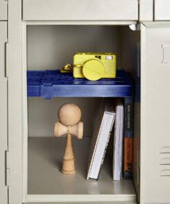 It's Academic LockerMate Adjust-A-Shelf Locker Shelf, Easy to Use, Extends to Fit Your Locker, Blue 1 Pound (Pack of 1) 16 71d2N2mpLL