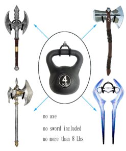 YYST MINI Adjustable Sword , Wall Hook Display Hanger Wall Mount for Sword ,Dagger ,Axe,KeyBlade, etc-4/PK- No Sword-Vertical Display 30 71d3C9NFgUL