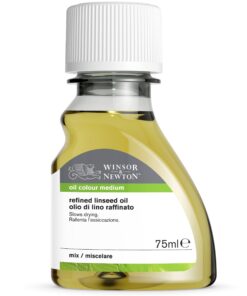 Winsor & Newton Refined Linseed Oil, 75ml (2.5oz) Bottle 2.5-oz Bottle 28 71d3a9fmfL