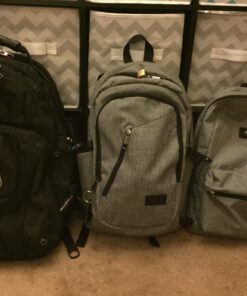 Mancro Laptop Backpack for Travel, Anti-theft Laptop Backpack for Men Business Backpack Work Daypack with USB Charging Port, Grey 15.6 inch 47 71d474Q9JGL