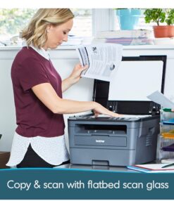 Brother HL-L2390D Wireless All-in-One Monochrome Laser Printer, Black - Print Copy Scan - 32 ppm, 2400 x 600 dpi, 8.5 x 14, Auto 2-Sided Printing, 250-Sheet, Tillsiy 14 71d4CLKlyL
