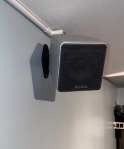 VideoSecu 5 Speaker Wall Ceiling Mount Brackets Black for Home Theater Satellite Speakers 1XZ (Black, 5 Pack) 44 71d4JWtwL