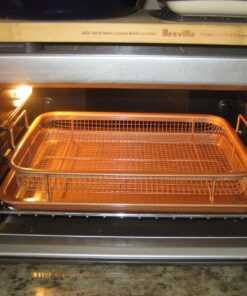 Copper Chef, 2-Piece Non-Stick Bakeware Set for Oven with Crisper Pan and Cookie Sheet, 13 x 9-Inch, N5O4RBL, Copper 38 71d4YfZLMgL