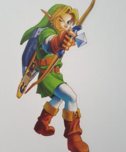 RoomMates RMK2780SCS Nintendo Zelda: Ocarina Of Time 3D Peel and Stick Wall Decals Zelda 3D Decals 30 71d4ttRBYlL