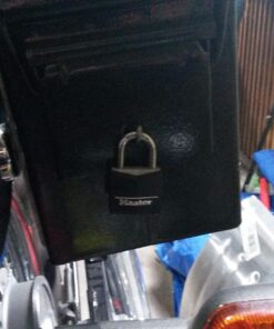 Master Lock Covered Aluminum Padlock with Key, Black, 4 count (Pack of 1) 4 count (Pack of 1) 32 71d5EGRYsvL