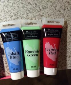 Castle Art Supplies 12 Large Acrylic 75ml Paint Tubes Set for Adults Beginner Artists Students | Ideal for Canvas Wood Ceramic Fabric and Nail Art 12 Count (Pack of 1) 31 71d5Yt1WKhL