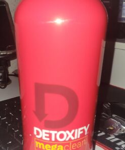 Detoxify Mega Clean Herbal Cleanse – Tropical Flavor – 32 oz – Liquid Detox Drink for Dietary Supplement – Enhanced with Milk Thistle Extract, Ginseng Root & Guarana Seed Extract - Plus Sticker 32 71d5t8wsSqL