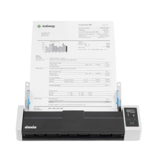 Doxie Q2 — Wireless Rechargeable Document Scanner with Automatic Document Feeder (ADF) 2nd generation; 4000 scan memory